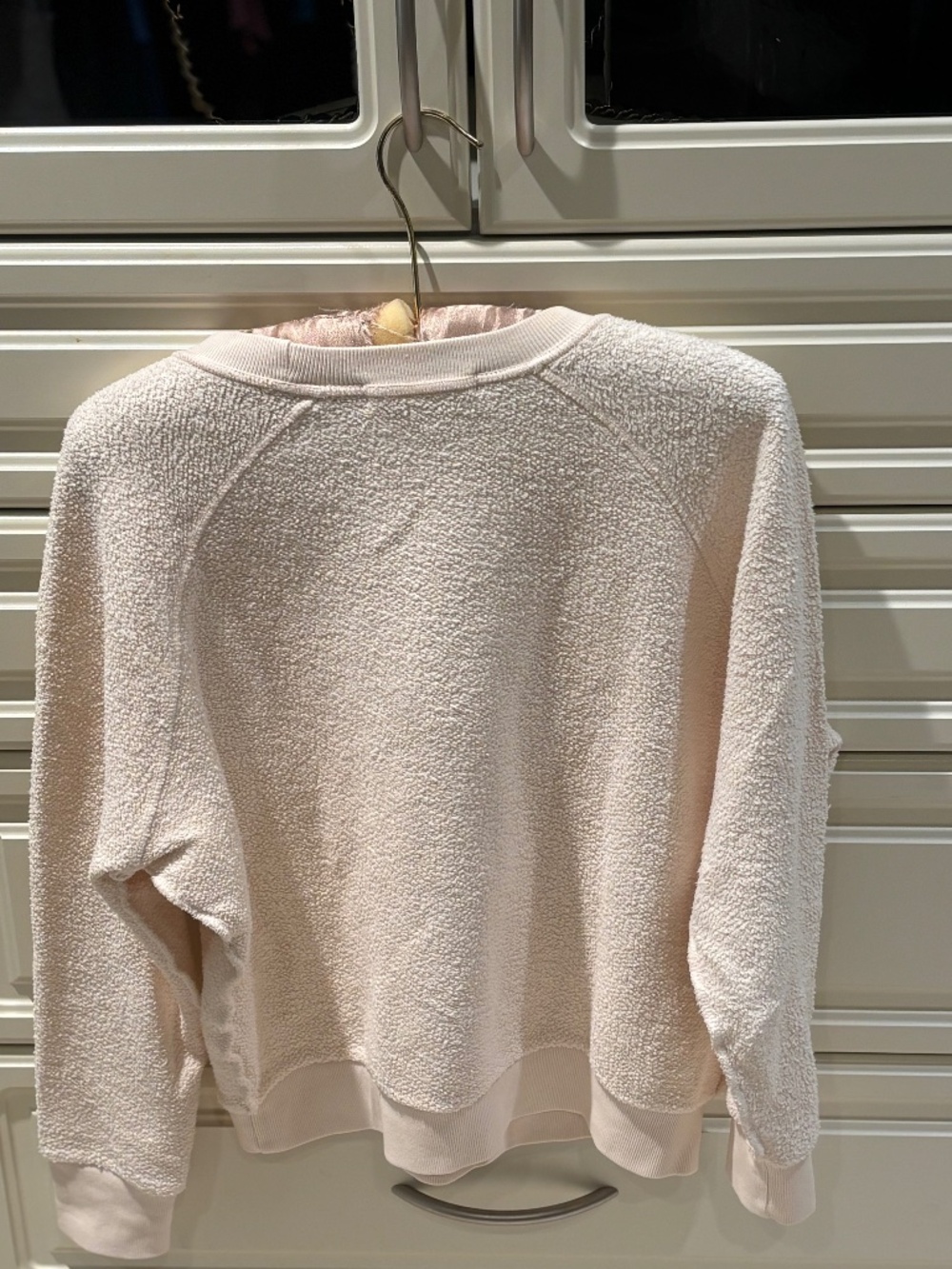 Perfectwhitetee brand ZIGGY Sweatshirt New Size Small Cream - Picture 2 of 3